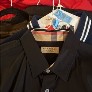 Burberry Black Button-Up Shirt